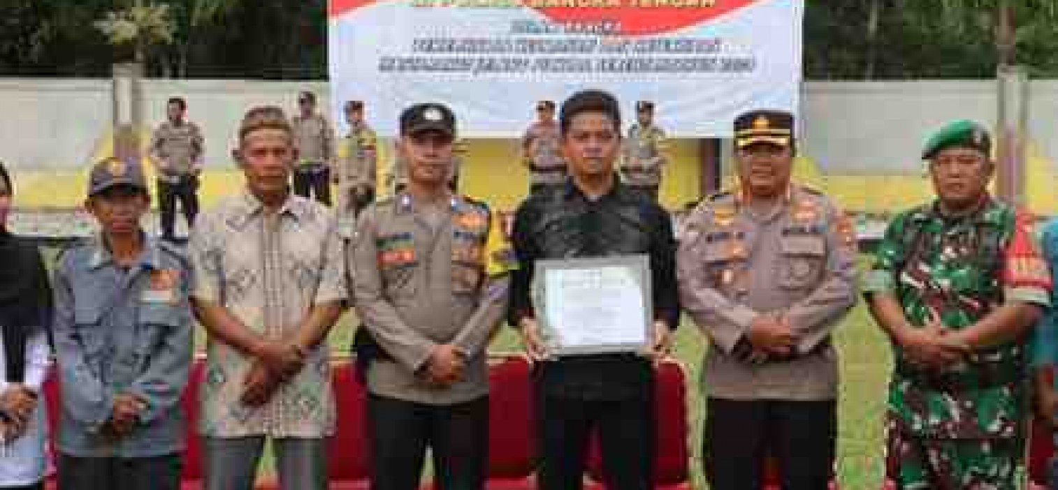 Polres Bangka Tengah Raih Penghargaan Juara 1 Lomba Kasatkamling Tingkat Polda Kepulauan Bangka Belitung