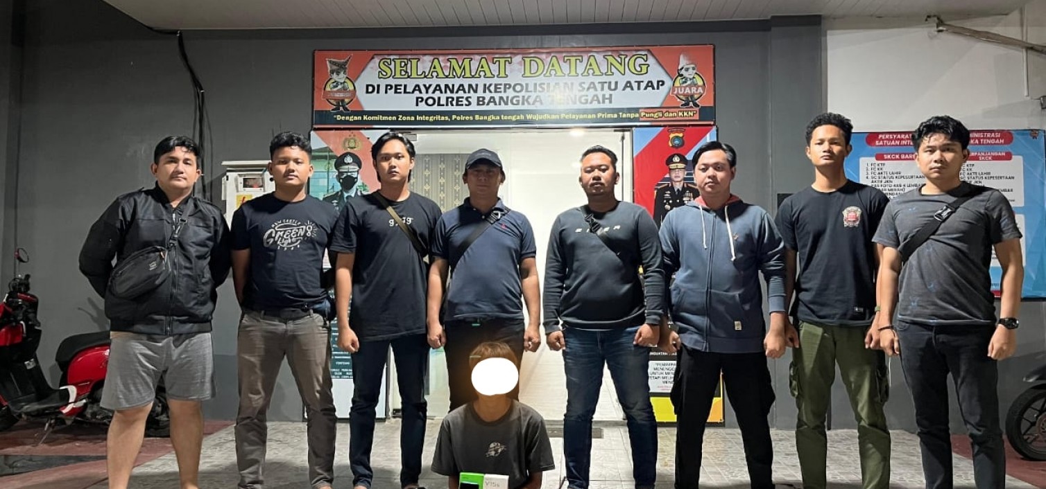CURI HP, IG DI BEKUK TIM OPSNAL POLRES BANGKA TENGAH