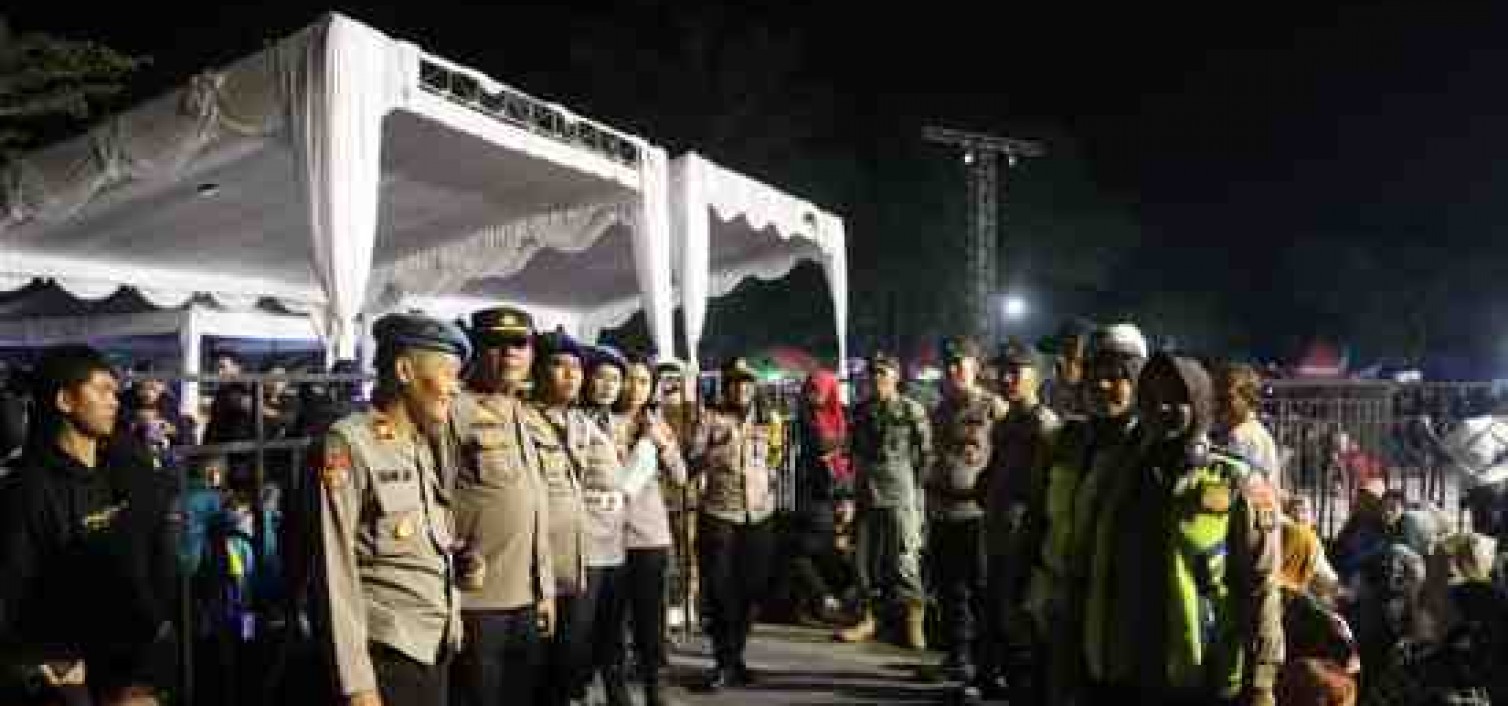 Polres Bangka Tengah Amankan Jalannya Gebyar Pesta Demokrasi di Bangka Tengah