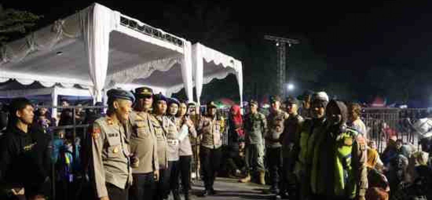 Polres Bangka Tengah Amankan Jalannya Gebyar Pesta Demokrasi di Bangka Tengah