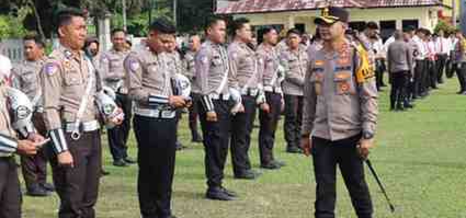 Polres Bangka Tengah Lakukan Operasi Gaktiplin Terhadap Personel, Fokus pada Penegakan Ketertiban dan Disiplin