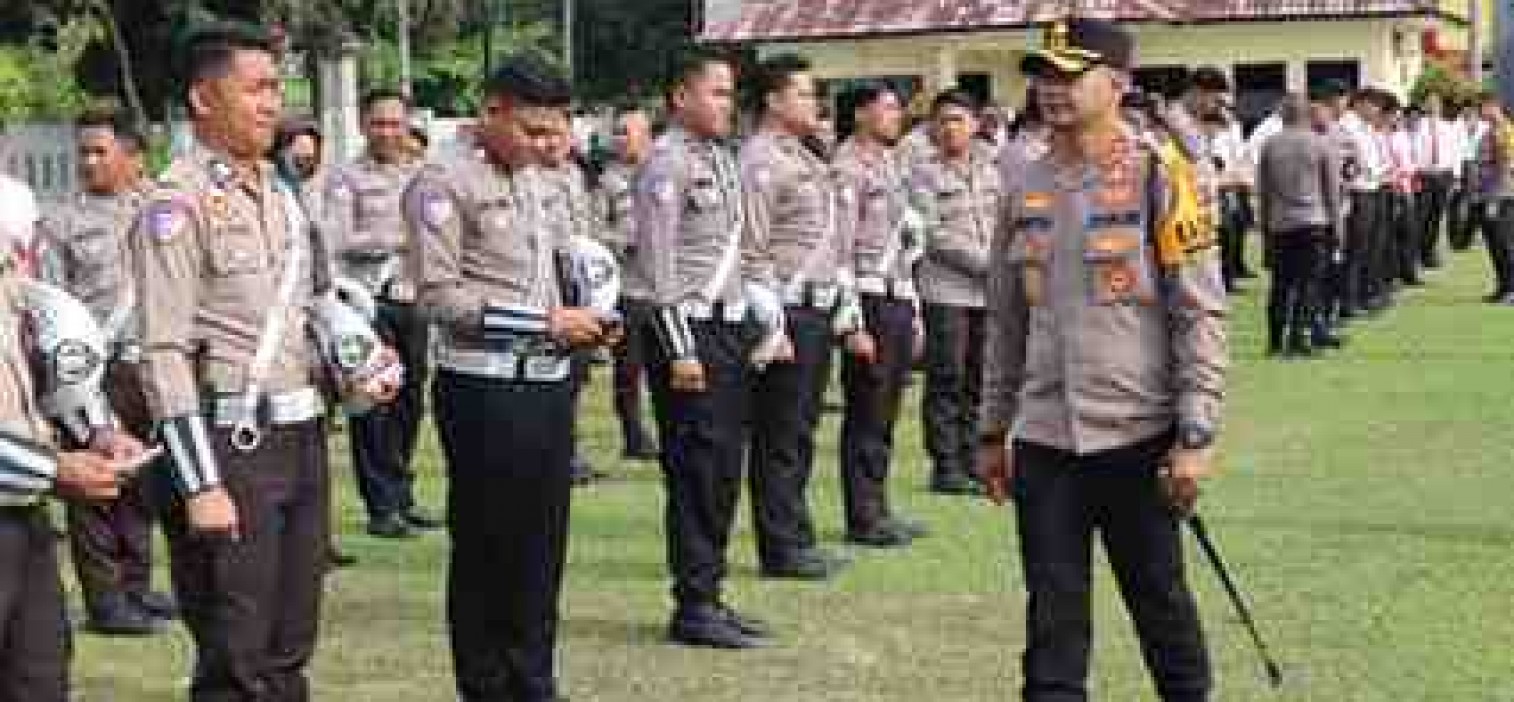 Polres Bangka Tengah Lakukan Operasi Gaktiplin Terhadap Personel, Fokus pada Penegakan Ketertiban dan Disiplin