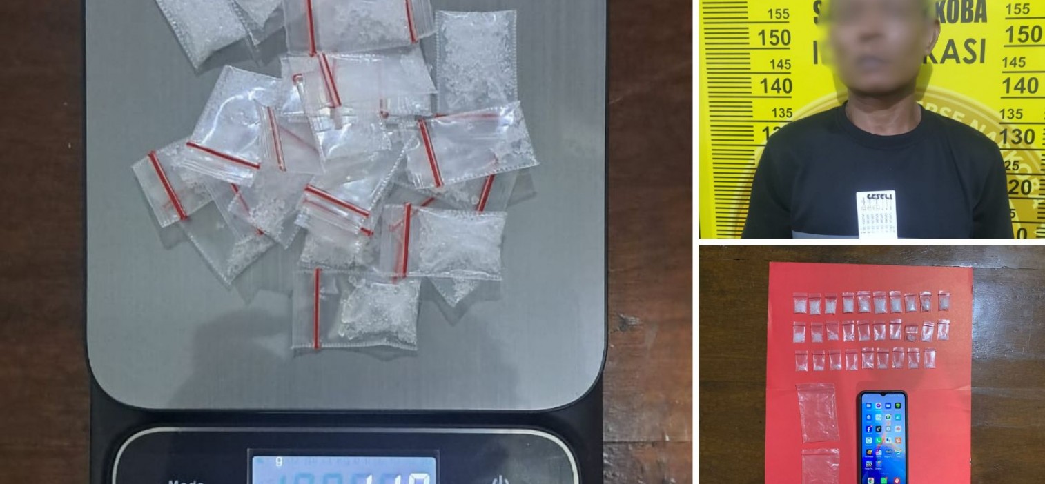 SAT RESNARKOBA BERHASIL BEKUK PEMUDA KARNA SABU 11,9 Gr