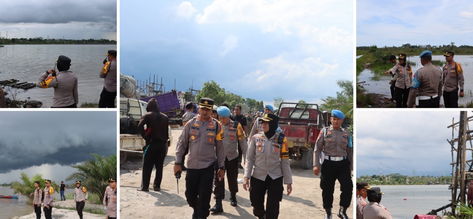 4 KALI LANGKAH TEGAS! POLRES BANGKA TENGAH PAKSA BONGKAR PONTON ILEGAL DI MERBUK, PUNGGUK, DAN KENARI