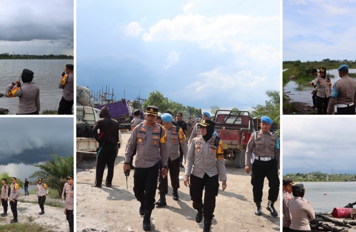 4 KALI LANGKAH TEGAS! POLRES BANGKA TENGAH PAKSA BONGKAR PONTON ILEGAL DI MERBUK, PUNGGUK, DAN KENARI