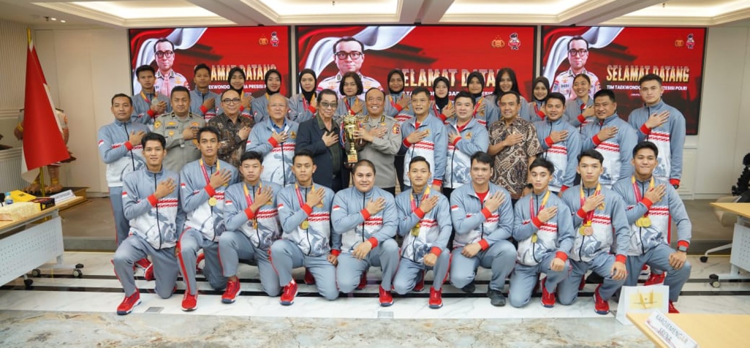 Catatan Emas Tim Taekwondo Garbha Presisi, Jadi Juara umum 2 di Asian Police Championship Open 2024