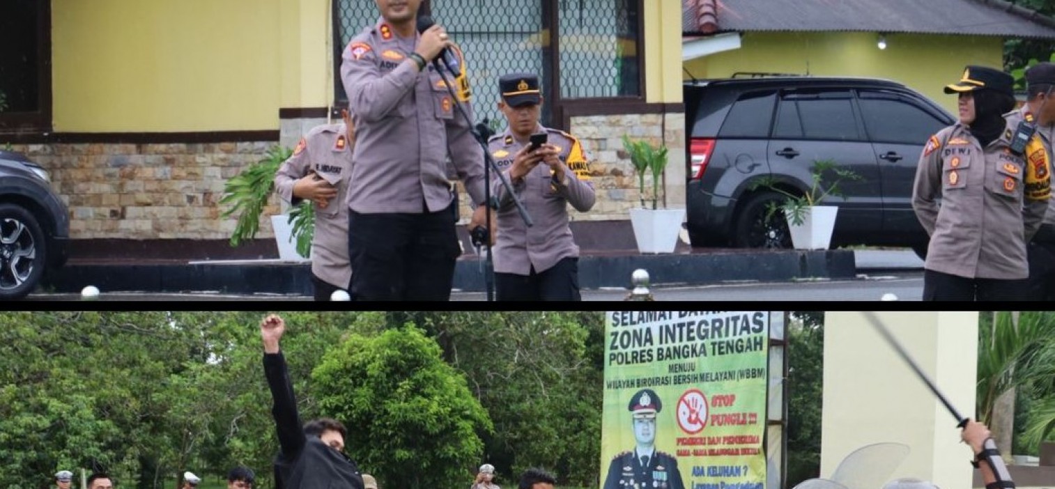 Polres Bangka Tengah Gelar Latihan PLB, Alarm Stelling, dan Sispam Mako untuk Tingkatkan Kesiapsiagaan