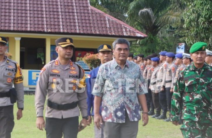 Polres Bangka Tengah Gelar Apel Pasukan Operasi Lilin Menumbing 2024
