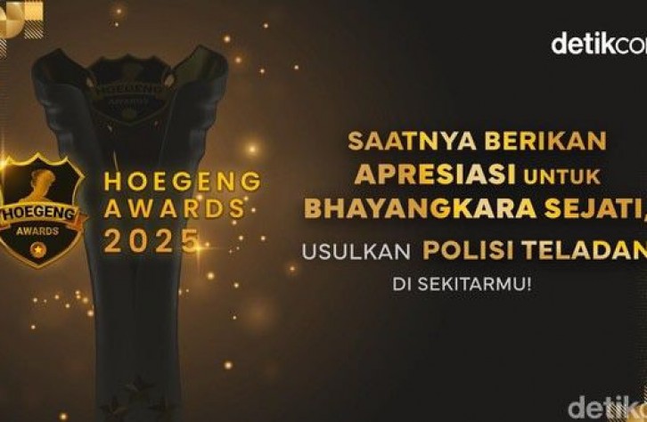 Hoegeng Awards 2025 Resmi Dibuka, Saatnya Usulkan Polisi Teladan di Sekitarmu!