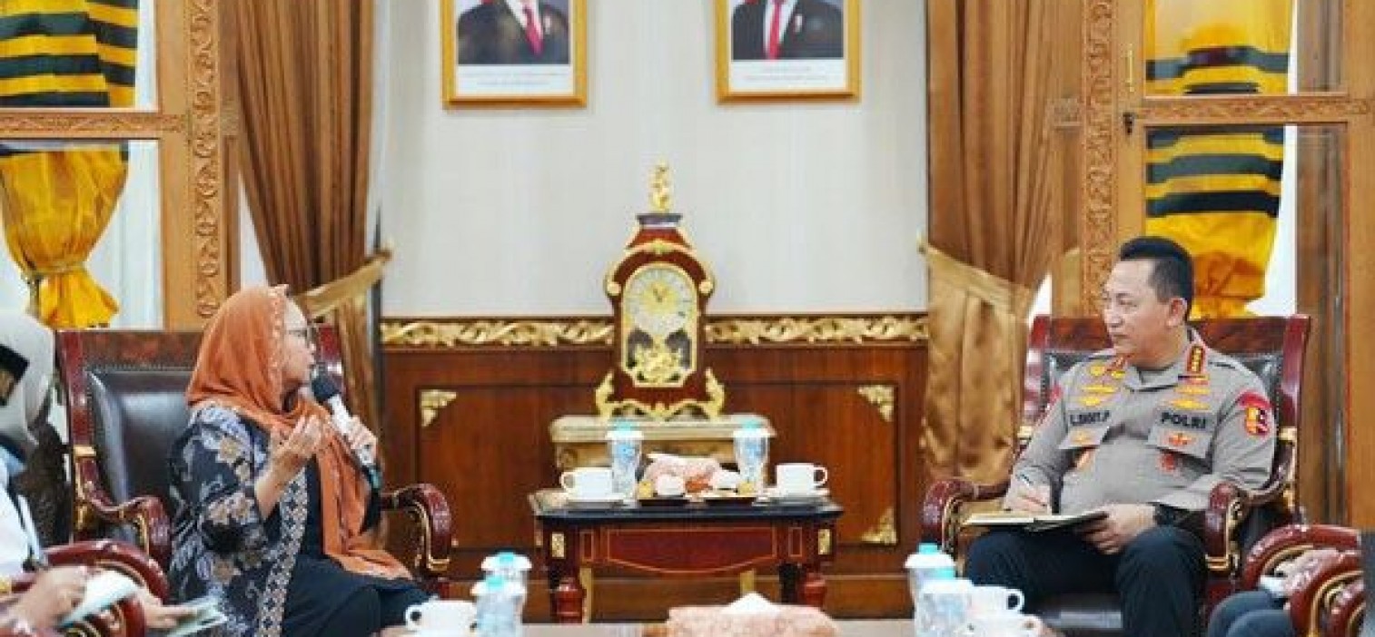 Kapolri Bertemu Ketua PBNU Bidang Kesejahteraan Alissa Wahid, Bahas MoU Penanganan Kekerasan di Pesantren