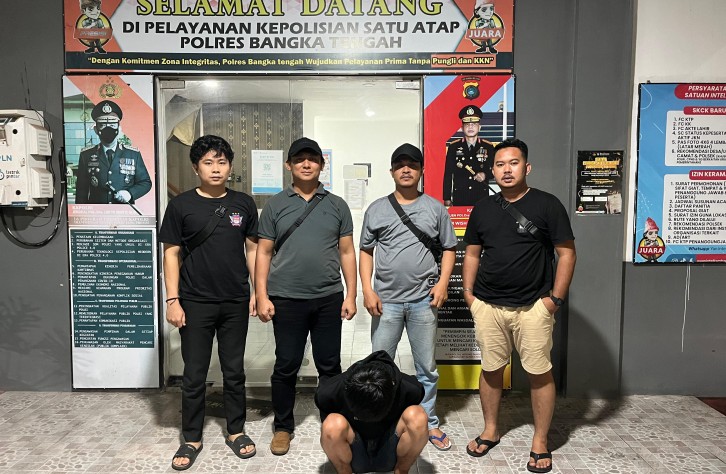 Sat Reskrim Polres Bangka Tengah Tangkap Pelaku Curanmor dan Penggelapan di Koba