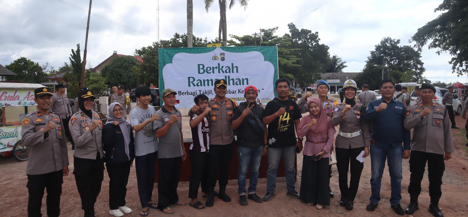 Polres Bangka Tengah Gelar Buka Puasa Bersama Awak Media di Polsek Koba