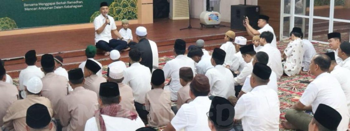 Buka Bersama Anak Panti Asuhan, Kapolda Babel : Mari Kita Muliakan Anak Yatim Piatu