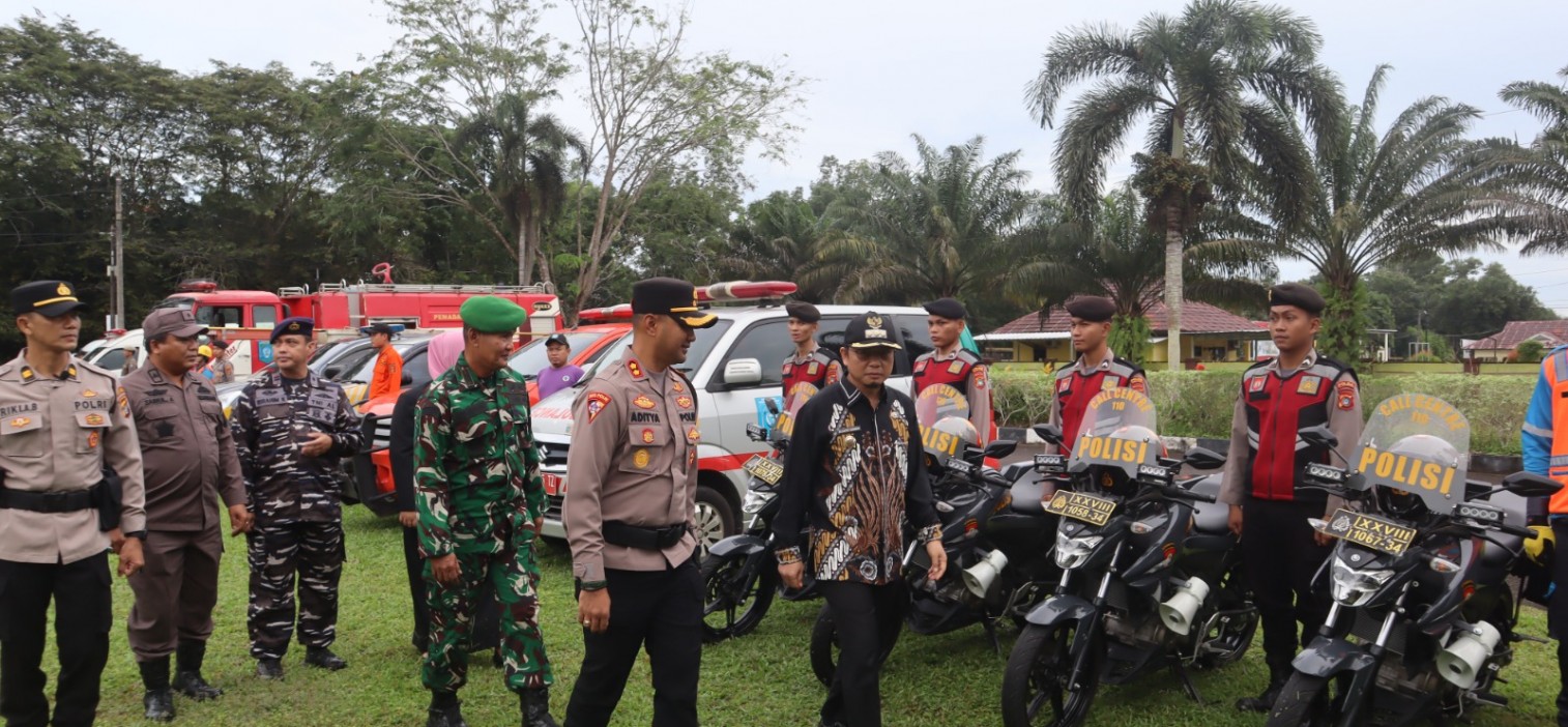 Polres Bangka Tengah Gelar Apel Pasukan Operasi Ketupat Menumbing 2025 untuk Pengamanan Idul Fitri 1446 H