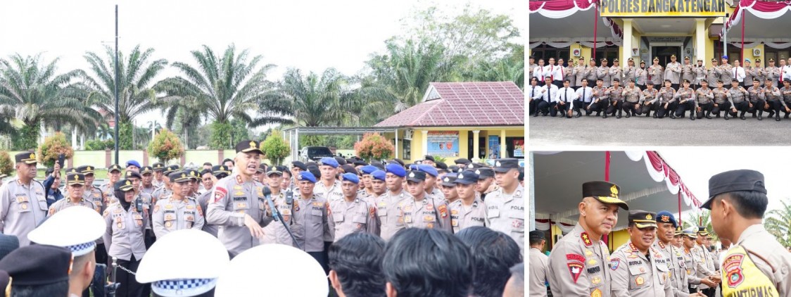 Kumpulkan Dua Polres Di Mapolres Bangka Tengah, Kapolda Babel Sampaikan Apresiasi Dan Beri Pesan Ini Ke Anggota