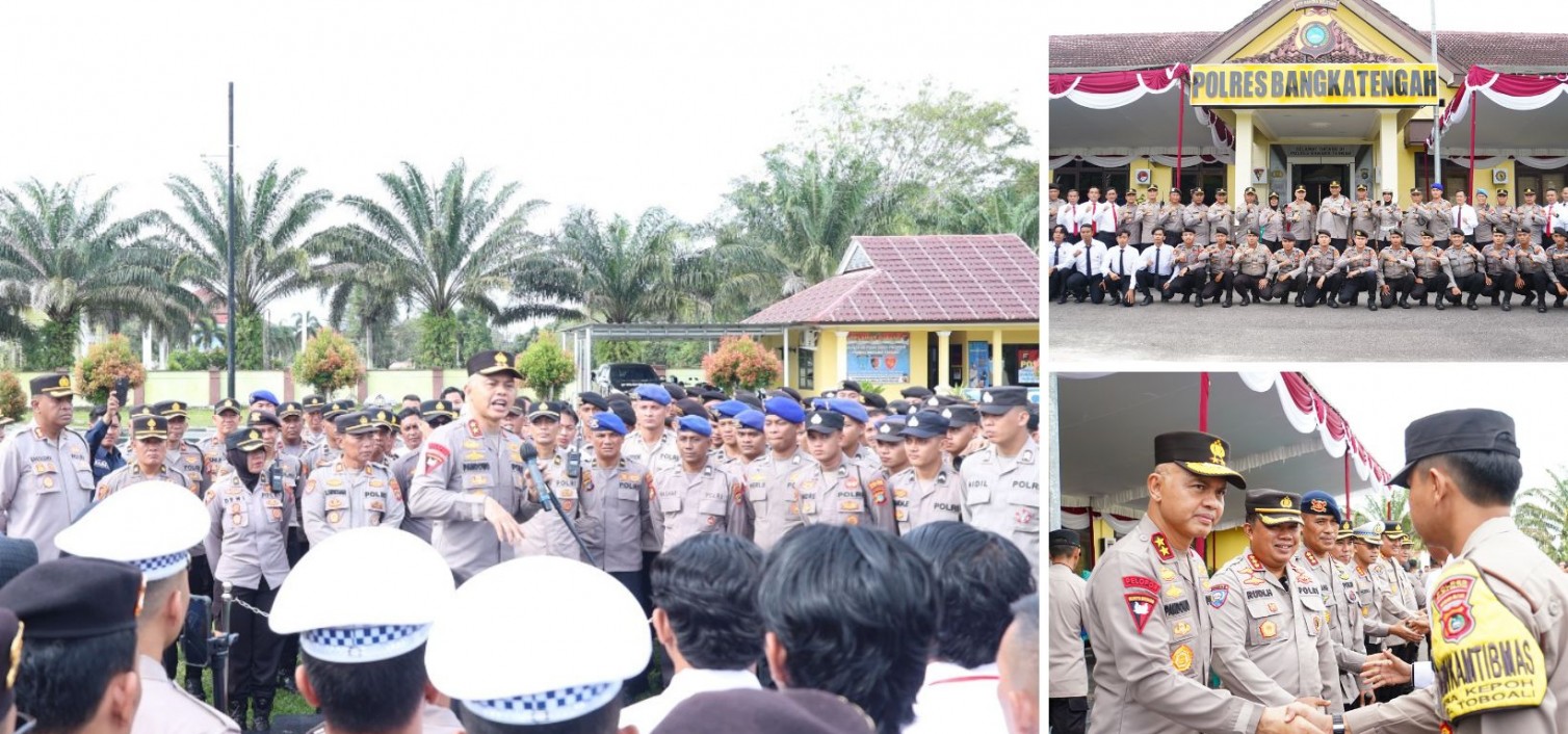 Kumpulkan Dua Polres Di Mapolres Bangka Tengah, Kapolda Babel Sampaikan Apresiasi Dan Beri Pesan Ini Ke Anggota