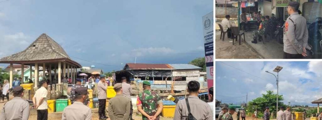 Kapolres Bangka Tengah Cek Kesiapan Pos Pam Sungaiselan dan Pelabuhan dalam Operasi Ketupat Menumbing 2025