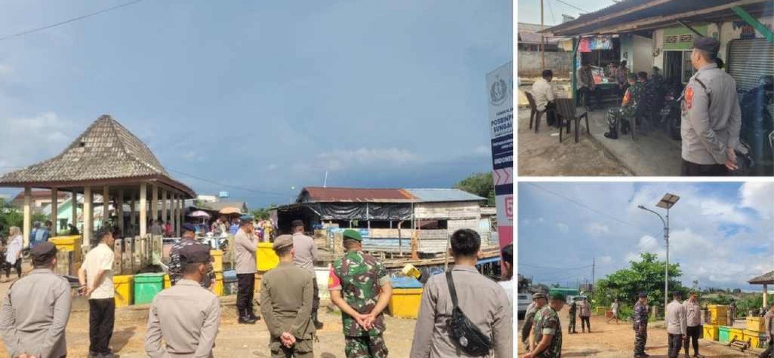Kapolres Bangka Tengah Cek Kesiapan Pos Pam Sungaiselan dan Pelabuhan dalam Operasi Ketupat Menumbing 2025