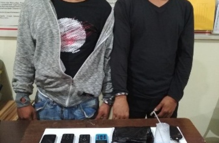 POLRES BANGKA TENGAH UNGKAP SABU 17,25 GRAM
