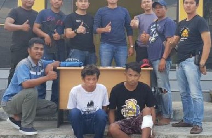 Opsnal Polsek Sungai Selan Bekuk Pelaku Curat