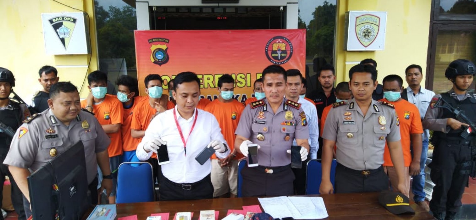 Dalam Satu Bulan Polres Bateng dan Jajaran Ungkap 7 Kasus Kriminal