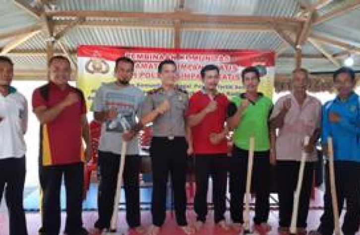 Pembinaan Komunitas, Polsek Simpang Katis Adakan Sosialisasi Bersama Kelompok Tani