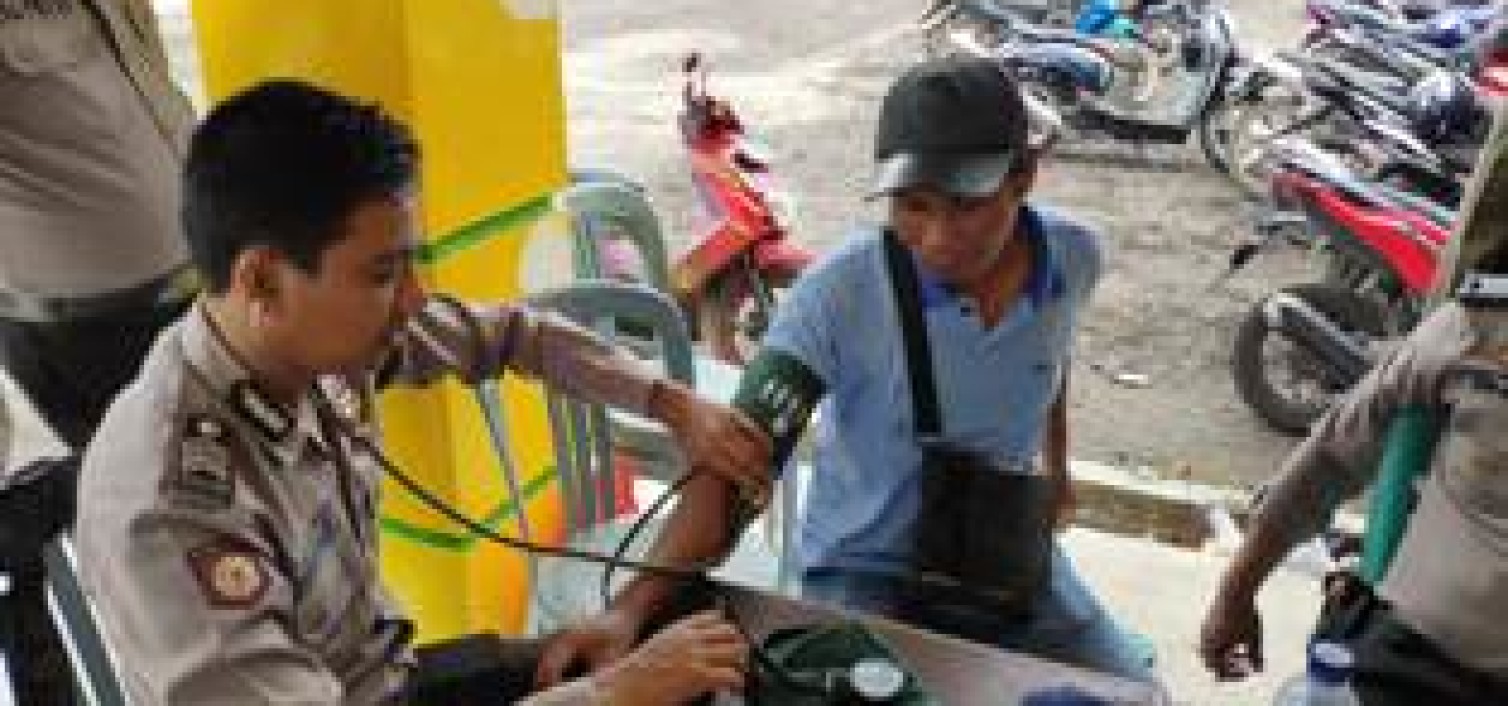 Langkah Proaktif Urdokkes Cek Kesehatan Personil Ke Lokasi Pengamanan