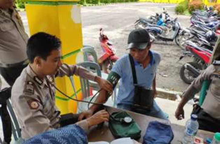 Langkah Proaktif Urdokkes Cek Kesehatan Personil Ke Lokasi Pengamanan
