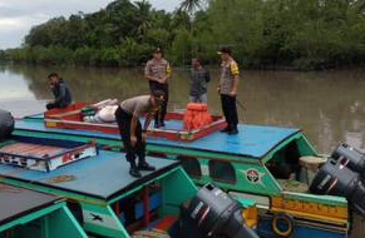 kapolres Bateng Pantau Langsung Pemudik Dari Pelabuhan Sungai selan