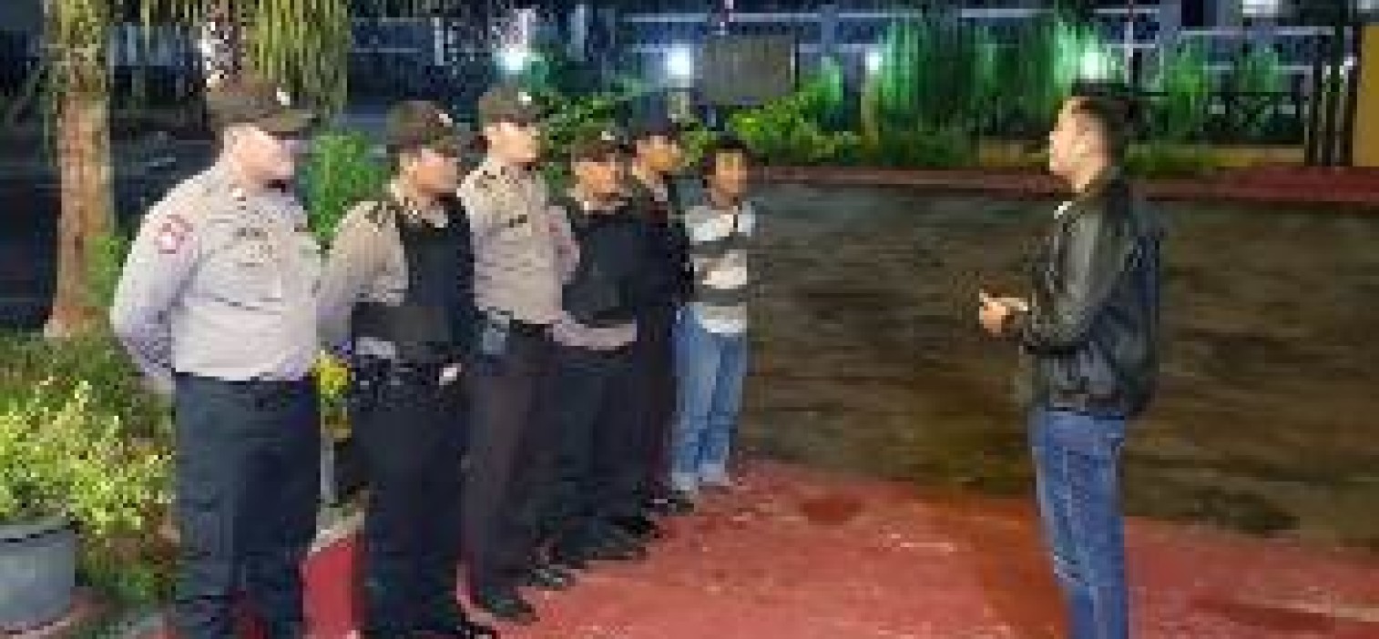 Cegah Kejahatan Penyakit Masyarakat, Polsek Sungai selan Gencar Patroli Malam