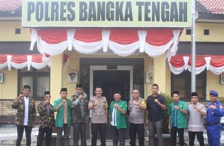 Kapolres Bangka tengah Gelar Silaturahmi Bersama GP Anshor Bangka tengah