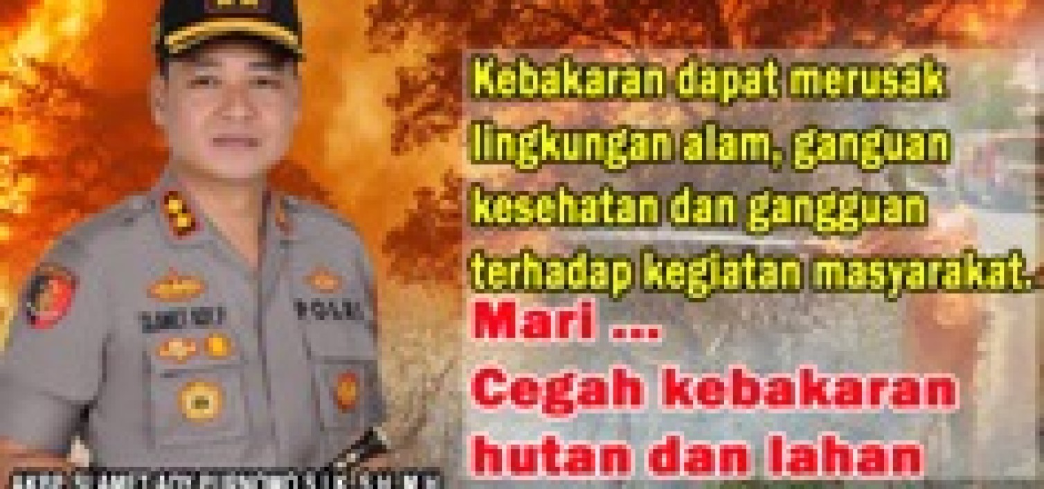 Polres Bangka tengah Gelar Sayembara Terkait Karhutlah