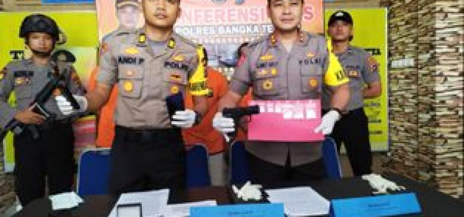 Sat Resnarkoba Polres Bangka tengah Tangkap Pengedar Narkoba, 27 Gram sabu diamankan