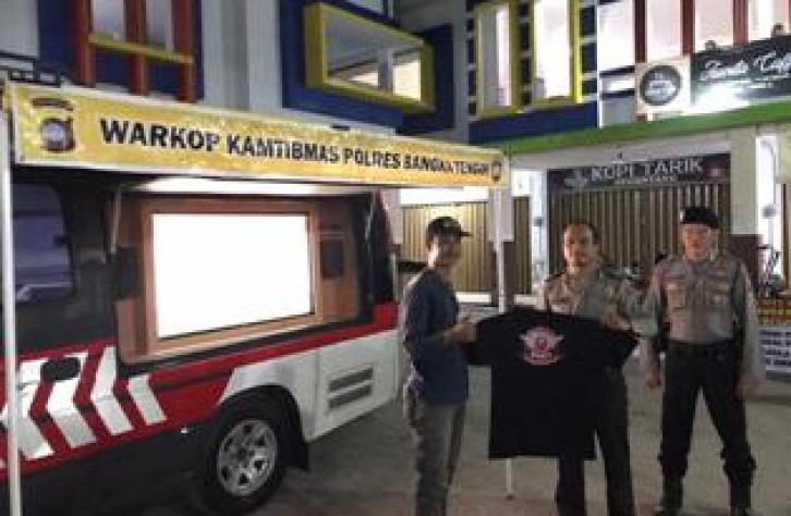 Warkop Kamtibmas Polres Bateng Kopdar Dengan Komunitas Motor klassik Koba