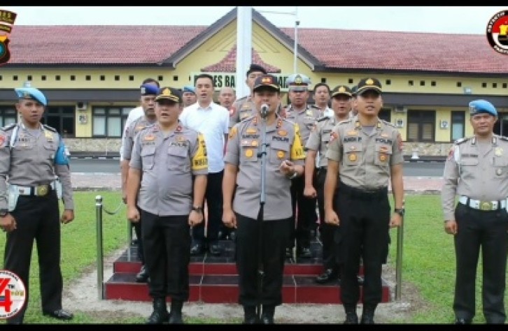 Kapolres Bangkatengah Ucapkan HUT TNI Dengan Video Apik