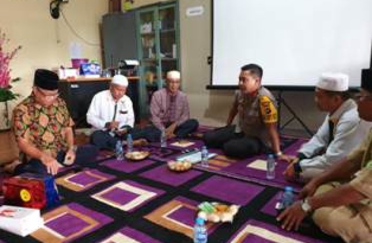Sambang Ke Tokoh Agama, Akbp Slamet : Keberhasilan tugas Polri adalah berkat peran andil bapak – bapak sekalian