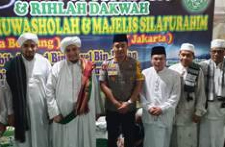 Bersama Habaib dan Masyarakat, Kapolres Bateng : Laporkan segera, jika ada yang berbau Radikalisme dan Terorisme