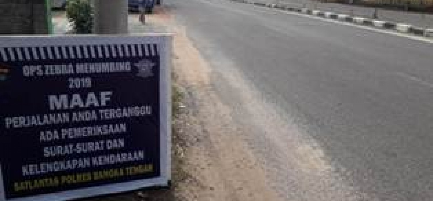 Ops Zebra Polres Bateng Keluarkan 543 Berkas Tilang
