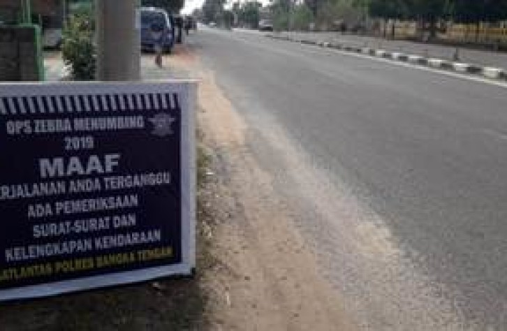 Ops Zebra Polres Bateng Keluarkan 543 Berkas Tilang
