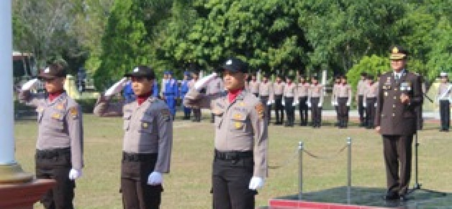 10 November, Polres Bangka Tengah Gelar Upacara Peringatan Hari Pahlawan