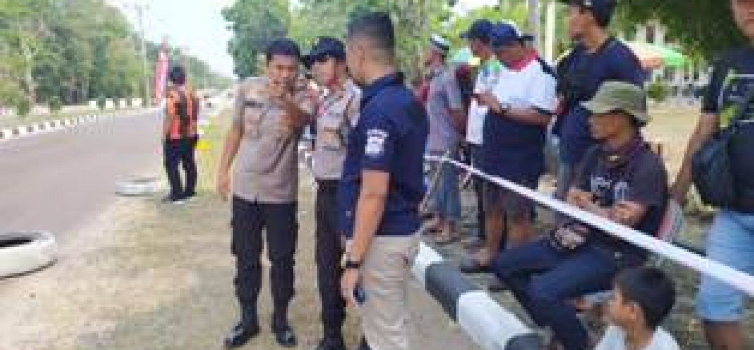 Polres Bangka tengah Laksanakan Pengamanan Pada Road race Piala Bupati