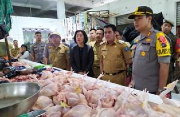 Jelang Natura Satgas Pangan Bangka Tengah Sidak Pasar Modern Koba