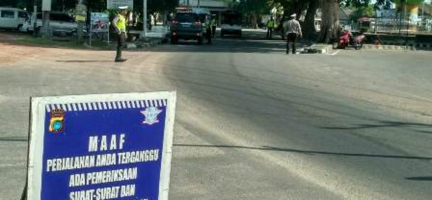 Tekan Angka Kecelakaan, Sat lantas Polres Bangka Tengah Gencar Tindak Pelanggar Lalu lintas