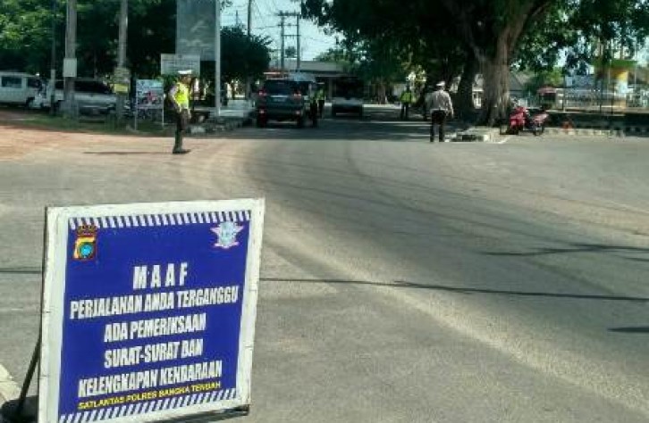 Tekan Angka Kecelakaan, Sat lantas Polres Bangka Tengah Gencar Tindak Pelanggar Lalu lintas