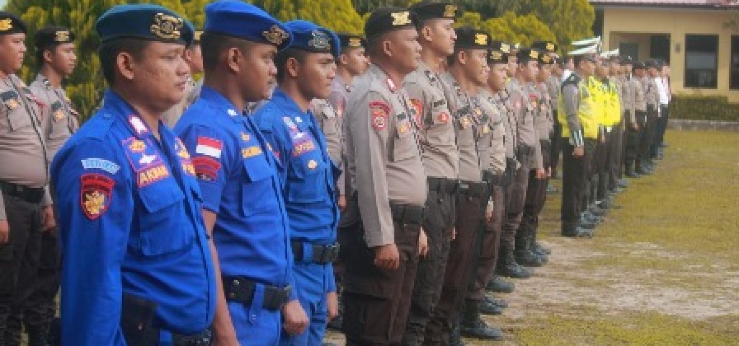Upacara Bulanan, Kapolres Bateng : Anggota Harus Lebih Proaktif !
