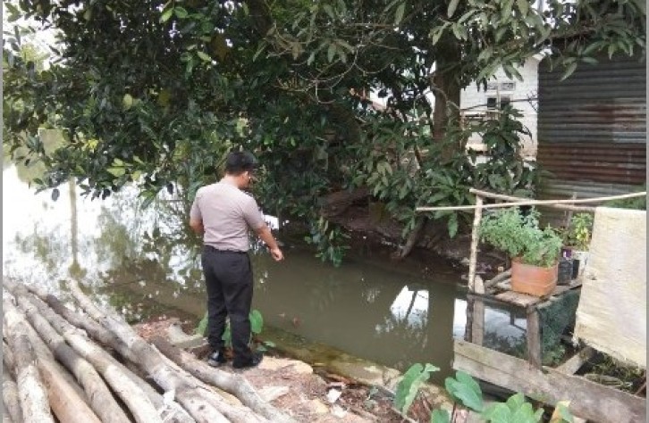 Langkah Preventif Kapolsek Sungai Selan Penanggulangan Banjir