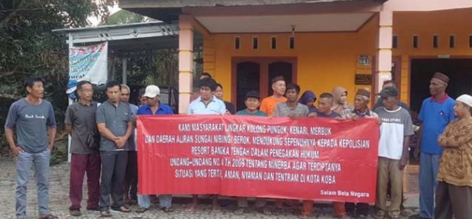 Masyarakat Mengapresiasi Kinerja Polres Bangka Tengah Tertibkan Tambang Ilegal