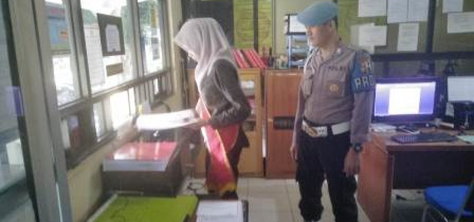 Pelayanan Bebas KKN, Propam Polres Bangka Tengah Laksanakan Wasdal Pelayanan Publik