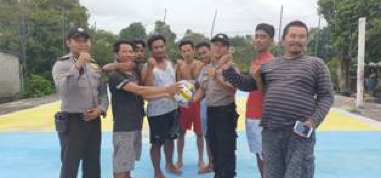 Polsek Lubuk Besar Rangkul Pemuda Dusun Sungai Tebuk