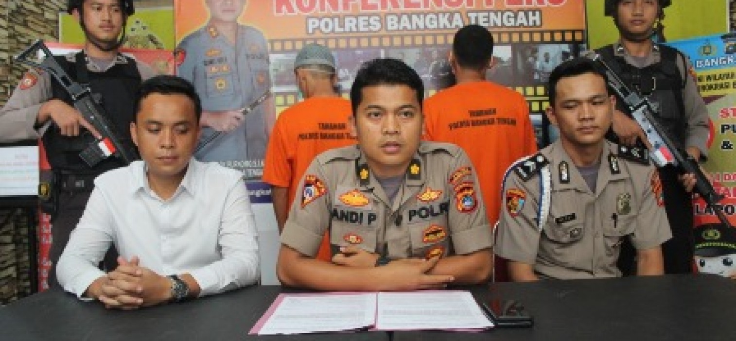 Polres Bangka tengah Gagalkan Penyalahgunaan 1,2 Ton BBM Bersubsidi